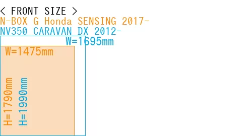 #N-BOX G Honda SENSING 2017- + NV350 CARAVAN DX 2012-